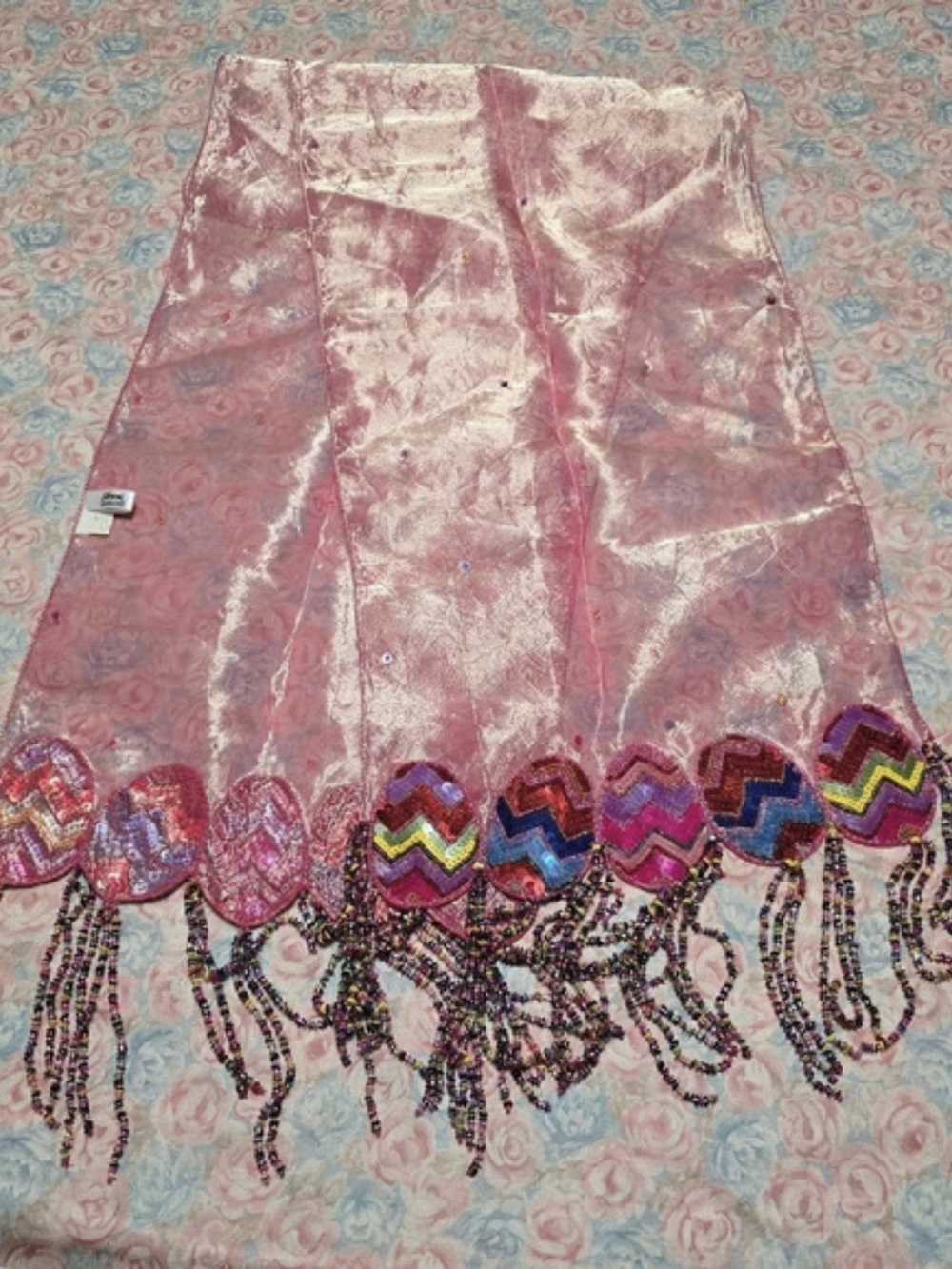 katherine's Collection Pink Table Runner 
With Sequins